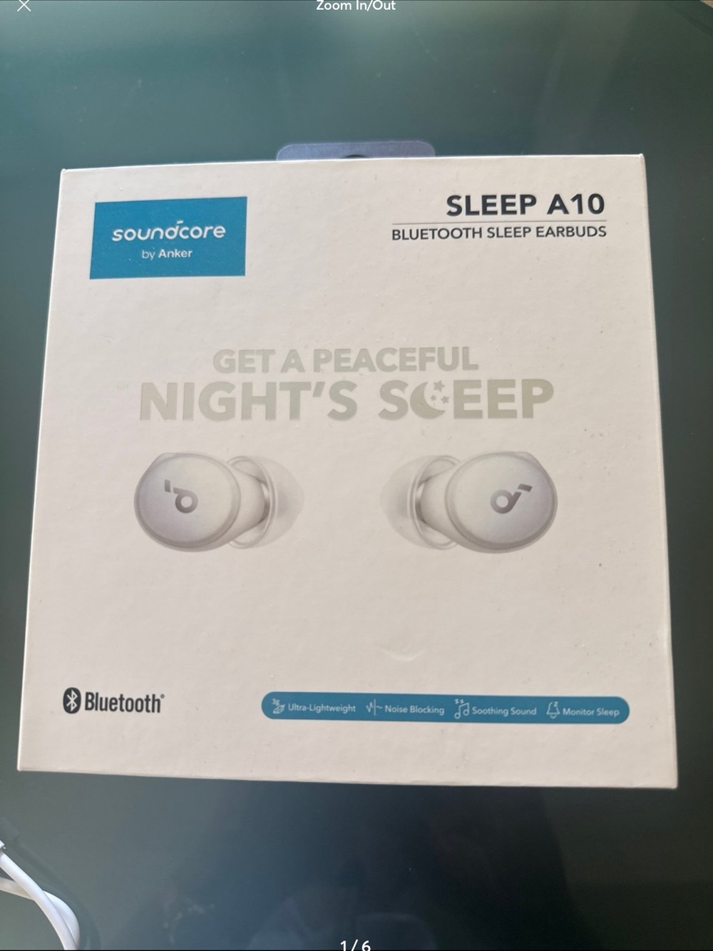 Anker Soundcore Sleep A10 Bluetooth Sleep Earbuds — White